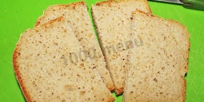 Шаг 1: хлеба в молоке с яйцом на сковороде