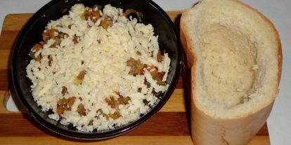 Шаг 5: запеченного батона с фаршем и тыквой