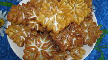 Рецепт Хвороста фигурного из жидкого теста