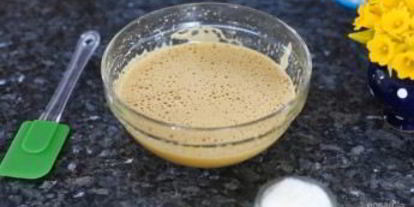 Шаг 2: кокосово-медового рулет