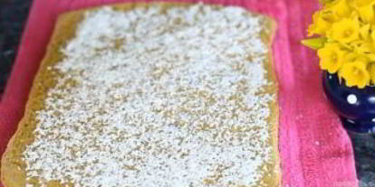 Шаг 6: кокосово-медового рулет