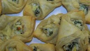 Рецепт Конвертиков с артишоками и шпинатом