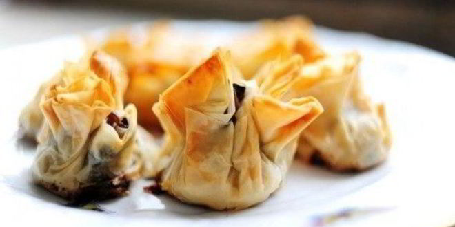 Рецепт конвертиков с грибами