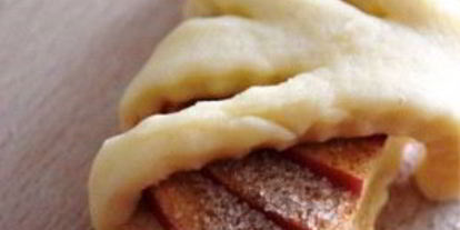 Шаг 3: конвертиков с яблоками из творожного теста