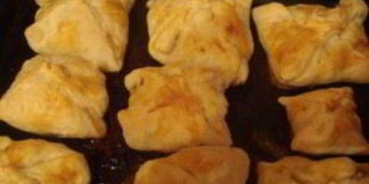 Шаг 4: конвертиков с яблоками