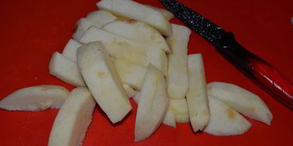 Шаг 4: конвертиков с яблоком