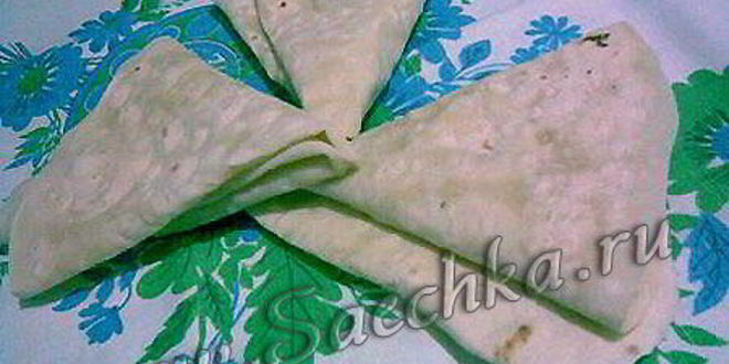 Рецепт домашнего лаваша