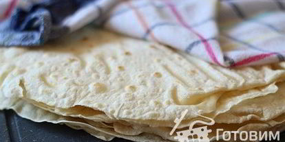 Шаг 8: домашнего тонкого лаваша без дрожжей