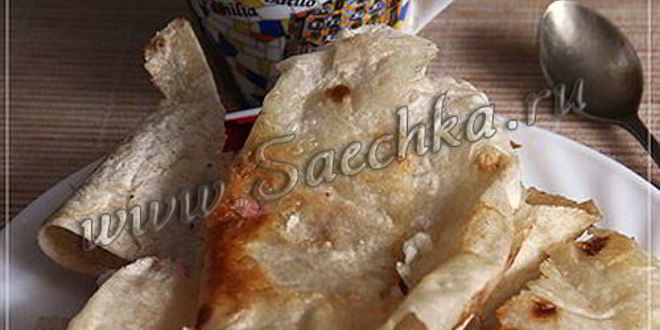 Рецепт кофе с чипсами из лаваша