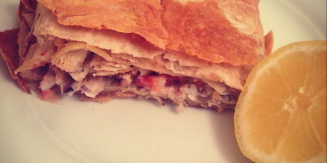 Рецепт конгрио, запеченная в лаваше