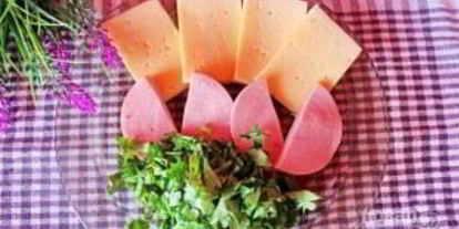 Шаг 2: конвертиков из лаваша с ветчиной