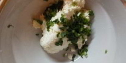 Шаг 2: конвертиков с творогом из лаваша