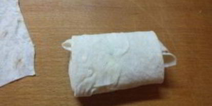 Шаг 3: конвертиков с творогом из лаваша