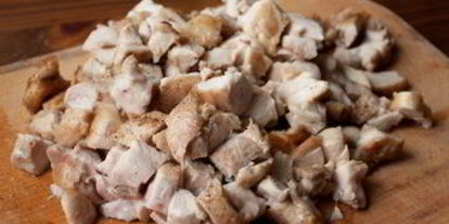 Шаг 6: курицы с брокколи в лаваше