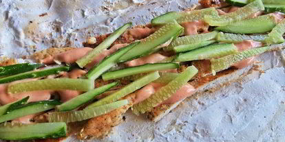 Шаг 8: курицы с овощами в лаваше