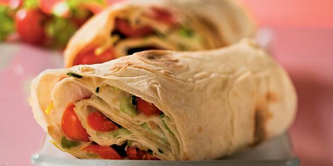 Рецепт лаваша, начиненного салатом острая и кровавая мэри