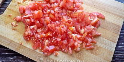 Шаг 4: лаваша с корейской морковкой и ветчиной