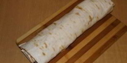 Шаг 10: лаваша с курицей и сыром