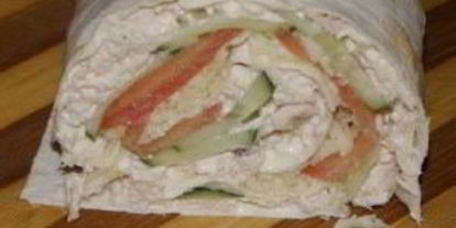 Шаг 11: лаваша с курицей и сыром