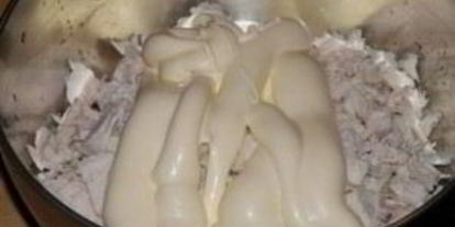 Шаг 3: лаваша с курицей и сыром