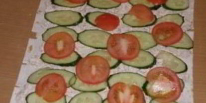 Шаг 8: лаваша с курицей и сыром