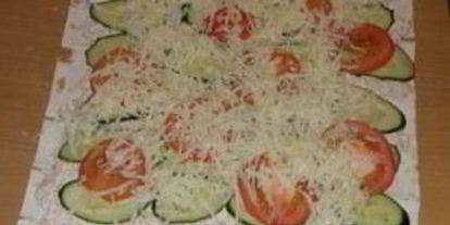 Шаг 9: лаваша с курицей и сыром