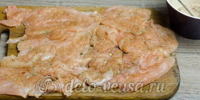 Шаг 2: лаваша с курицей