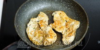 Шаг 8: лаваша с курицей