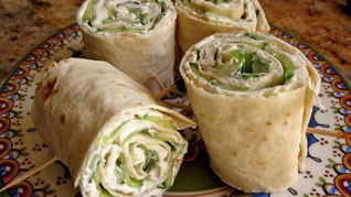 Рецепт Лаваша с огурцом и сыром