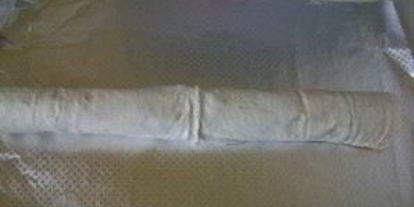 Шаг 7: лаваша с огурцома и сырома