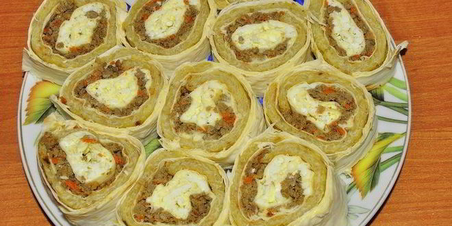 Рецепт лаваша с печенью говяжьей