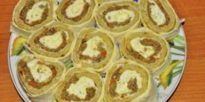 Шаг 3: лаваша с печенью говяжьей