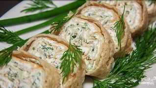 Рецепт Лаваша с сыром и чесноком