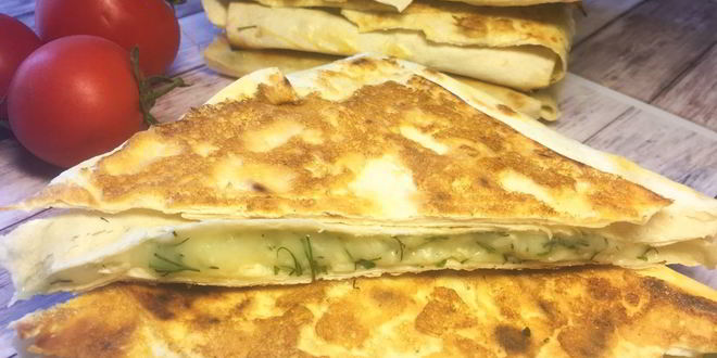 Рецепт лаваша с сыром