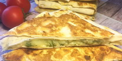 Шаг 4: лаваша с сыром