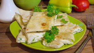 Рецепт Лаваша с творогом в духовке