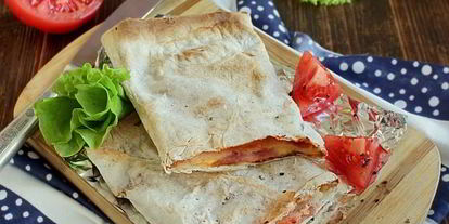 Шаг 7: лаваша с ветчиной и сыром в духовке