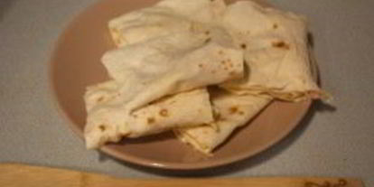 Шаг 3: лаваша с ветчиной и твердым сыром