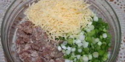 Шаг 2: лаваша с зеленым луком