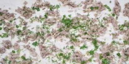 Шаг 5: лаваша со скумбрией