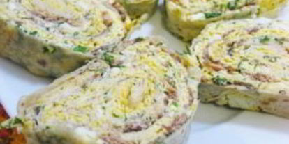 Шаг 6: лаваша со скумбрией