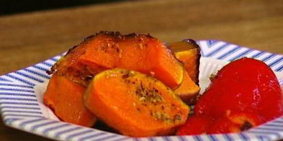 Шаг 4: лаваша со сладким перцем, тыквой и авокадо