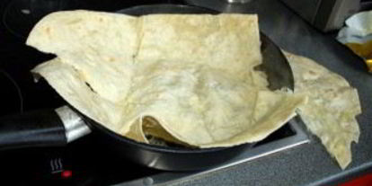 Шаг 1: обжаренного лаваша