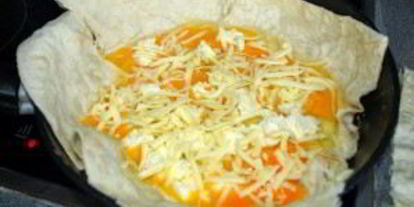 Шаг 2: обжаренного лаваша