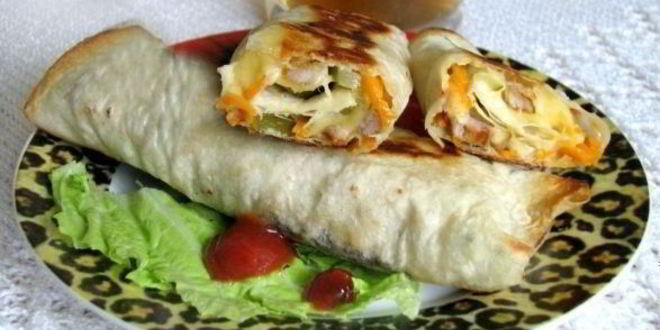 Рецепт свинины в лаваше