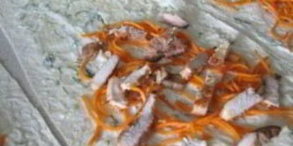 Шаг 2: свинины в лаваше