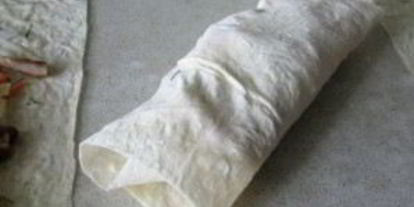 Шаг 6: свинины в лаваше