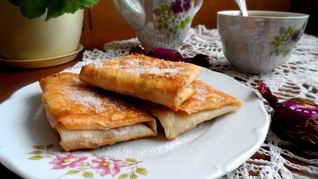 Рецепт Творожного десерта из лаваша