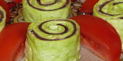 Шаг 7: закуски иза лавашей улиток