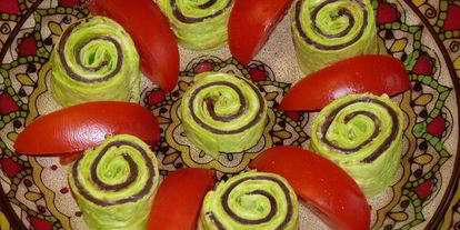 Шаг 8: закуски иза лавашей улиток